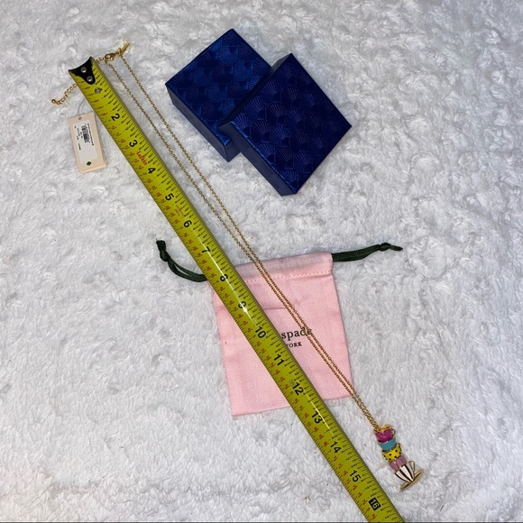 NWT Kate Spade necklace Tea Time Multi - Picture 5 of 10